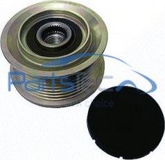 PartsTec PTA104-0083 - Pulley, alternator, freewheel clutch autospares.lv