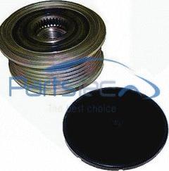 PartsTec PTA104-0115 - Pulley, alternator, freewheel clutch autospares.lv