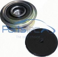 PartsTec PTA104-0116 - Pulley, alternator, freewheel clutch autospares.lv