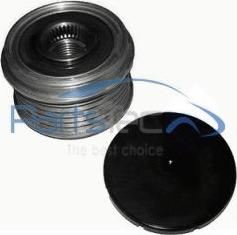 PartsTec PTA104-0122 - Pulley, alternator, freewheel clutch autospares.lv