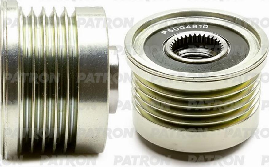 Patron P5004810 - Pulley, alternator, freewheel clutch autospares.lv