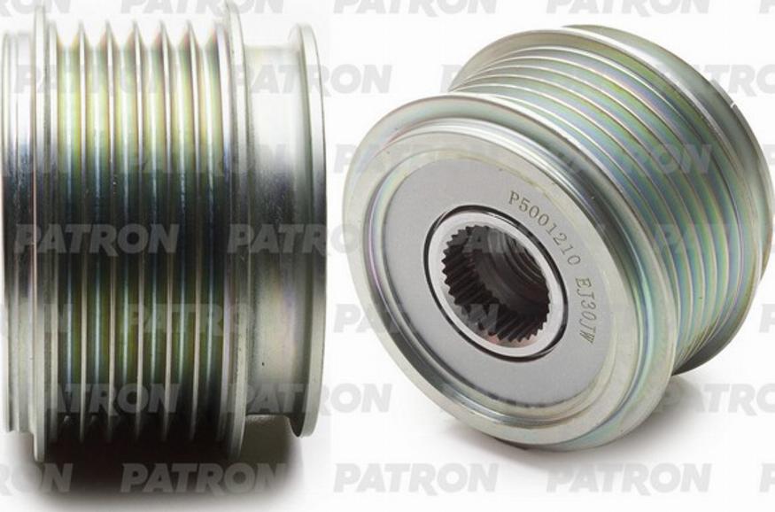 Patron P5001210 - Pulley, alternator, freewheel clutch autospares.lv