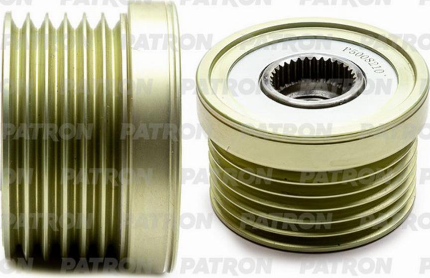 Patron P5008210 - Pulley, alternator, freewheel clutch autospares.lv