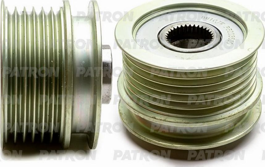 Patron P5003610 - Pulley, alternator, freewheel clutch autospares.lv