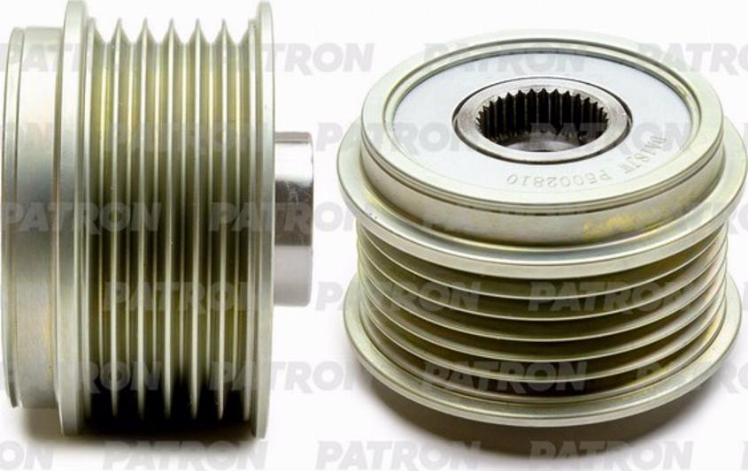 Patron P5002810 - Pulley, alternator, freewheel clutch autospares.lv