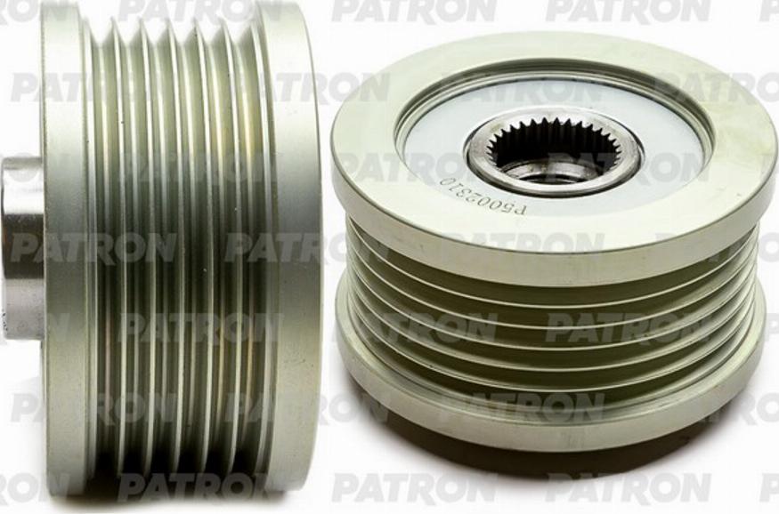 Patron P5002310 - Pulley, alternator, freewheel clutch autospares.lv