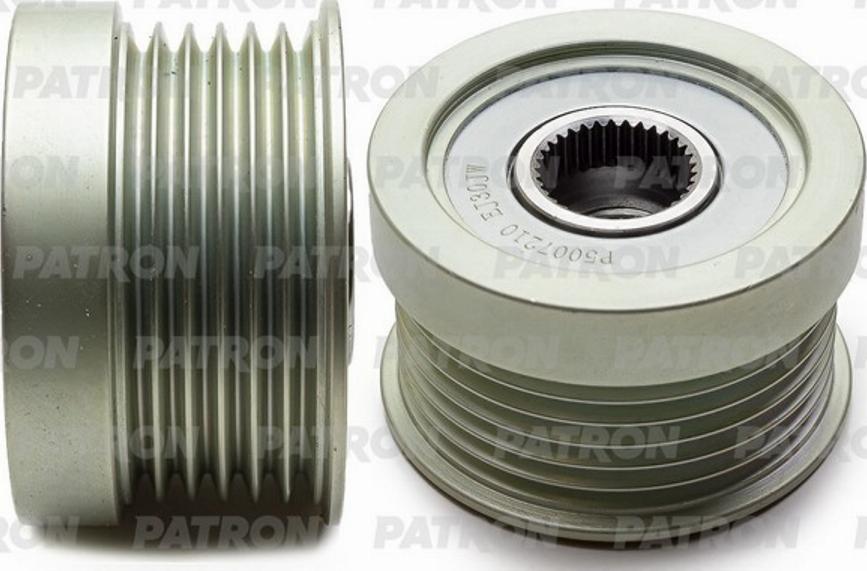 Patron P5007210 - Pulley, alternator, freewheel clutch autospares.lv