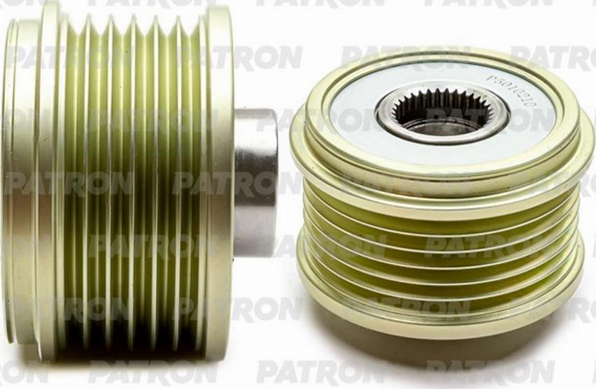 Patron P5010210 - Pulley, alternator, freewheel clutch autospares.lv