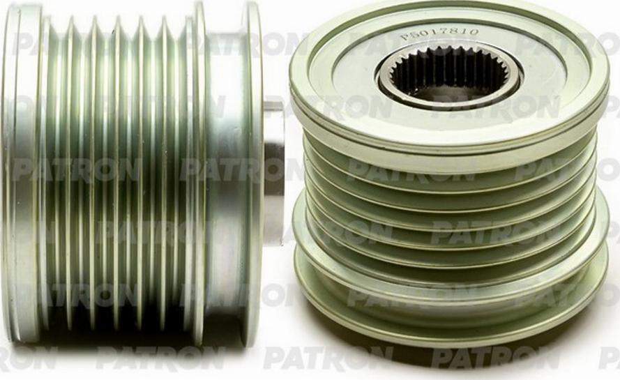 Patron P5017810 - Pulley, alternator, freewheel clutch autospares.lv