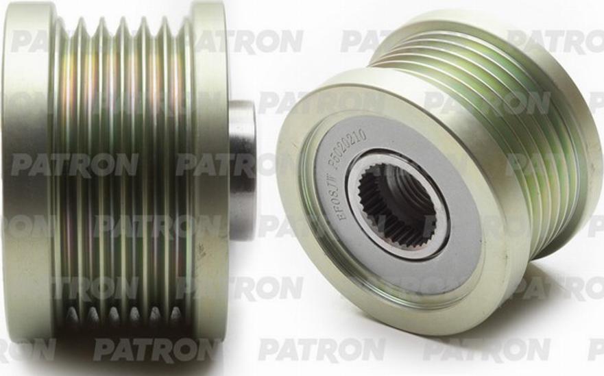 Patron P5020210 - Pulley, alternator, freewheel clutch autospares.lv