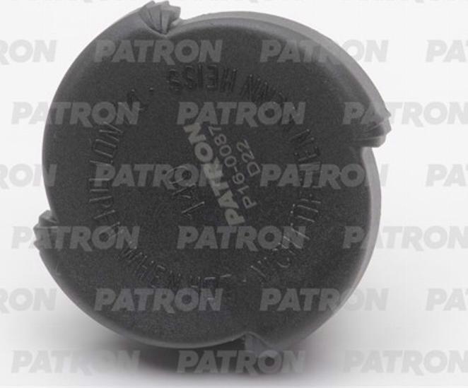 Patron P16-0087 - Sealing Cap, coolant tank autospares.lv