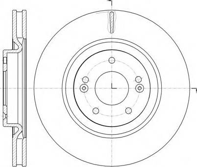 Patron PBD1224 - Brake Disc autospares.lv