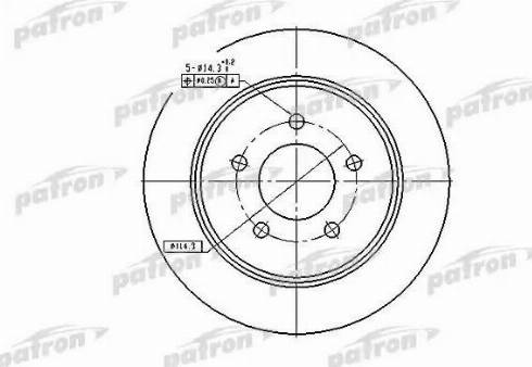 ST-Templin 53.110.34740 - Brake Disc autospares.lv