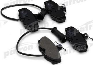 Patron PBP408 - Brake Pad Set, disc brake autospares.lv