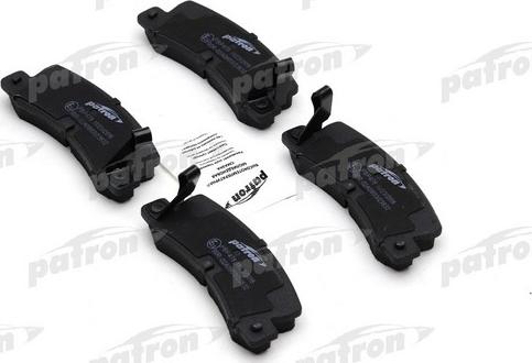 Patron PBP478 - Brake Pad Set, disc brake autospares.lv