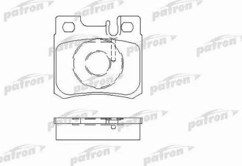 Patron PBP644 - Brake Pad Set, disc brake autospares.lv