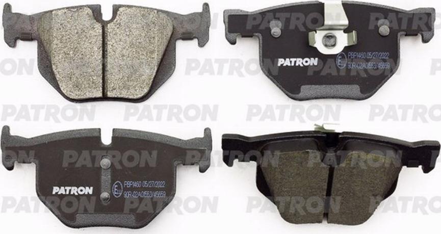 Patron PBP1460 - Brake Pad Set, disc brake autospares.lv