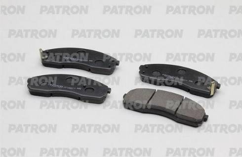 Patron PBP1595KOR - Brake Pad Set, disc brake autospares.lv