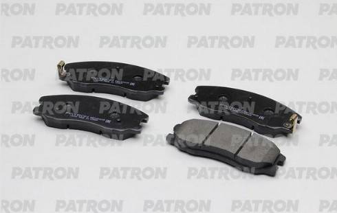 Patron PBP1524KOR - Brake Pad Set, disc brake autospares.lv