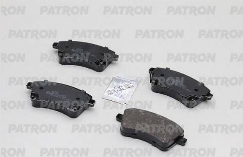 Patron PBP1665 - Brake Pad Set, disc brake autospares.lv