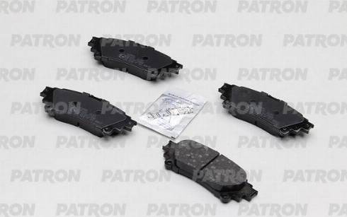 Patron PBP1660 - Brake Pad Set, disc brake autospares.lv