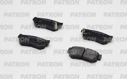 Patron PBP1606KOR - Brake Pad Set, disc brake autospares.lv