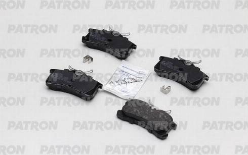 Patron PBP1616 - Brake Pad Set, disc brake autospares.lv