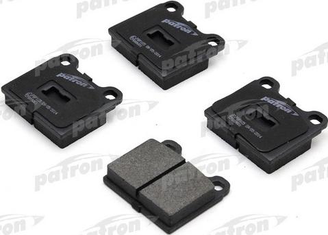 Patron PBP105 - Brake Pad Set, disc brake autospares.lv