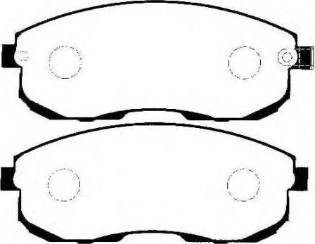 Patron PBP1079 - Brake Pad Set, disc brake autospares.lv