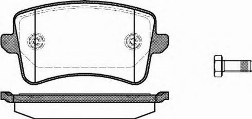 Patron PBP1136 - Brake Pad Set, disc brake autospares.lv