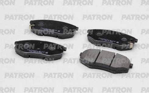 Patron PBP117KOR - Brake Pad Set, disc brake autospares.lv