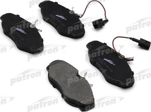 Patron PBP1396 - Brake Pad Set, disc brake autospares.lv