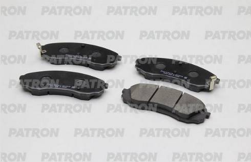 Patron PBP125KOR - Brake Pad Set, disc brake autospares.lv