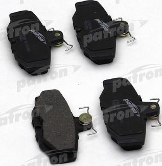 Patron PBP398 - Brake Pad Set, disc brake autospares.lv