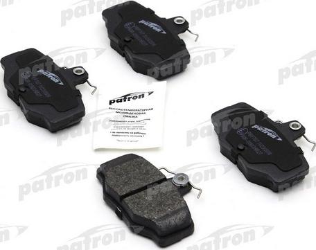 Patron PBP707 - Brake Pad Set, disc brake autospares.lv