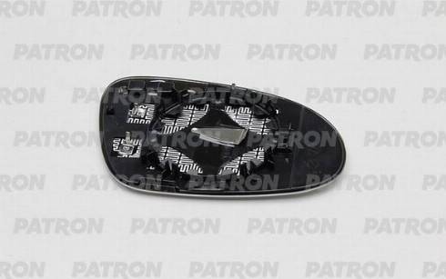 Patron PMG4012G03 - Mirror Glass, outside mirror autospares.lv