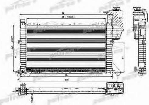 Patron PRS3118 - Radiator, engine cooling autospares.lv