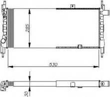 Patron PRS3334 - Radiator, engine cooling autospares.lv