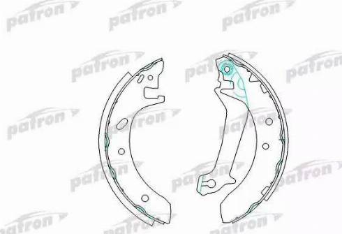 Patron PSP421 - Brake Shoe Set autospares.lv