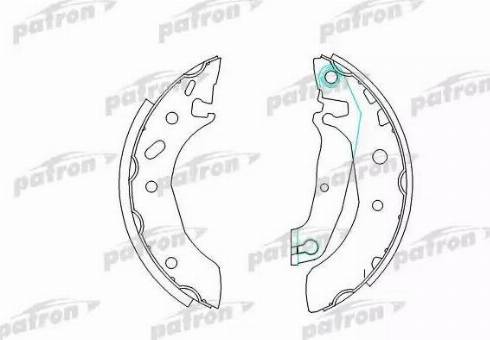 Patron PSP543 - Brake Shoe Set autospares.lv