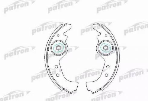 Patron PSP027 - Brake Shoe Set autospares.lv