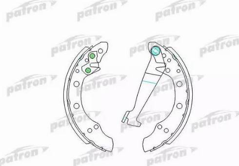 Patron PSP150 - Brake Shoe Set autospares.lv