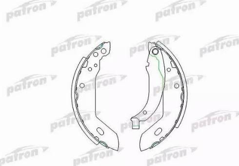 Patron PSP183 - Brake Shoe Set autospares.lv