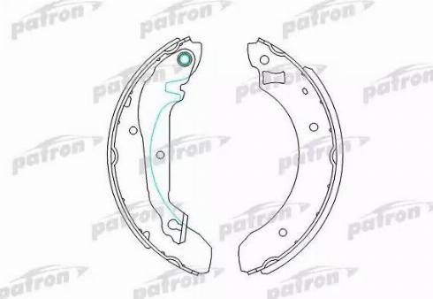 Patron PSP176 - Brake Shoe Set autospares.lv