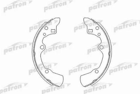 Patron PSP276 - Brake Shoe Set autospares.lv