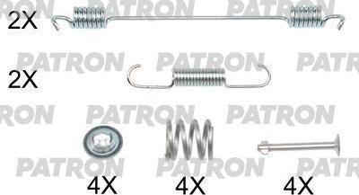 Patron PSRK0242 - Accessory Kit, brake shoes autospares.lv