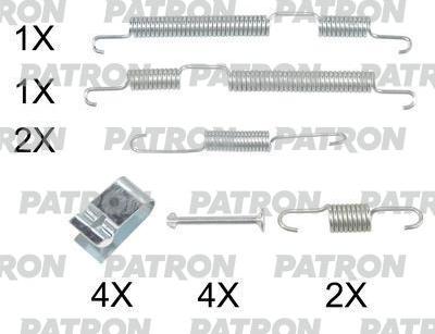 Patron PSRK0229 - Accessory Kit, brake shoes autospares.lv