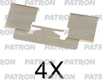 Patron PSRK1082 - Accessory Kit for disc brake Pads autospares.lv