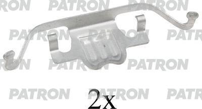 Patron PSRK1021 - Accessory Kit for disc brake Pads autospares.lv