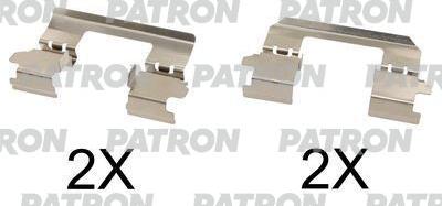 Patron PSRK1074 - Accessory Kit for disc brake Pads autospares.lv